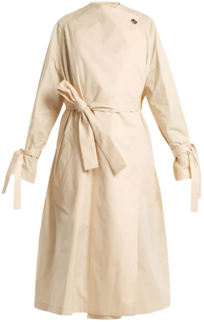 Checked Trench Sonia Rykiel, $1,570 - Clothing (716x1127), Png Download