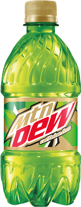 All Of The Great Taste Of Mountain Dew, Without The - Mountain Dew Small Bottle (300x700), Png Download
