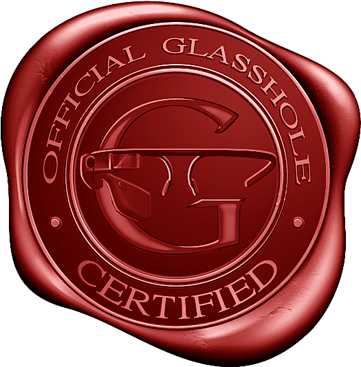 Glasshole-badge - Circle (700x700), Png Download