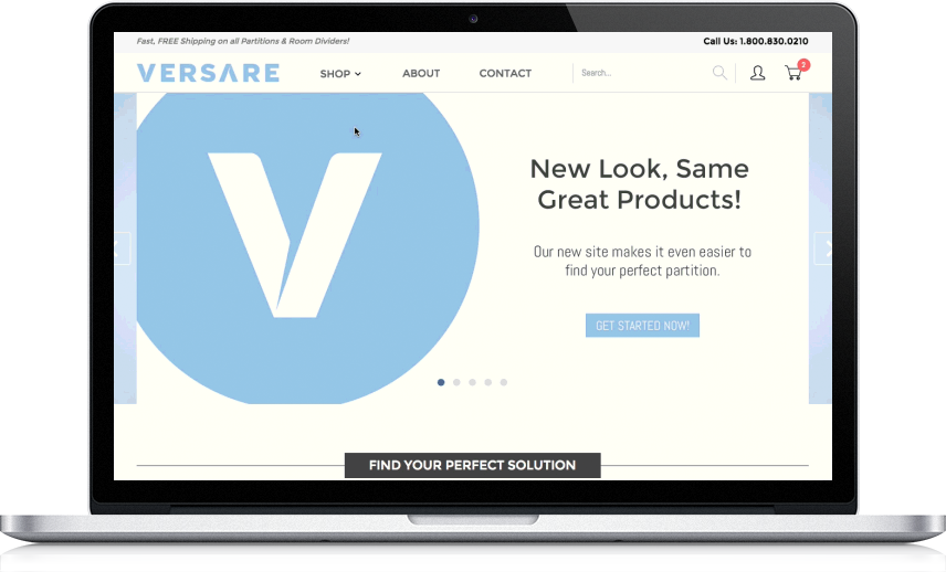 Versare Came To Forix In Need Of A Website To Match - Responsive Web Design (856x518), Png Download
