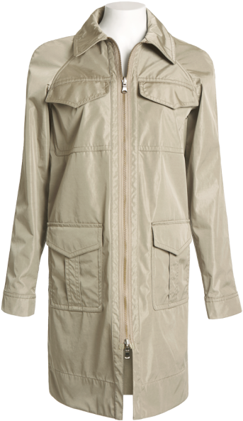 Doubleface Reversible Coat - Down Feather (509x677), Png Download