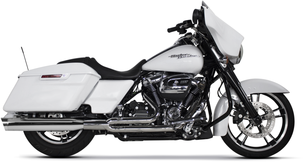 Harley Davidson Bagger / Touring 2 1 Full System - Road Glide With 2 Brothers Exhaust (1024x614), Png Download