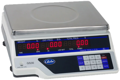 Globe Gs30 Price Computing Scale, Legal For Trade - Globe Gs30 30 Lb. Price Computing Scale, Legal For (376x338), Png Download