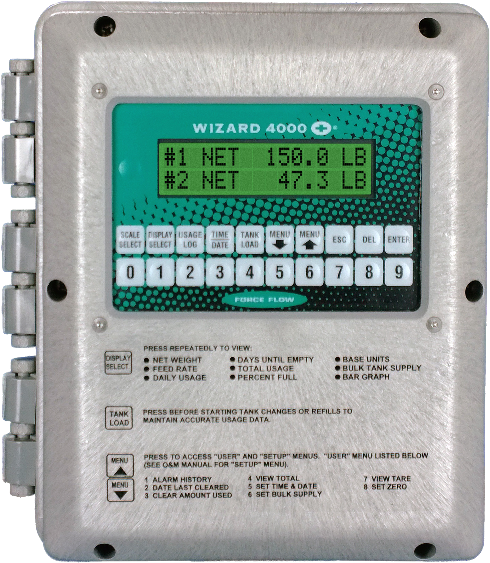 Wizard 4000 Digital Weight Indicator - User Guide (1728x1884), Png Download