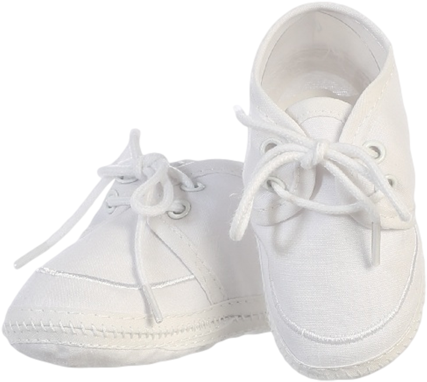 Cotton Oxford Style White Bootie Shoes - Infant (1000x800), Png Download