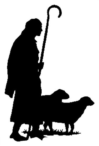 Shepherd Pastoral News & Updates - Shepherd Silhouette Png (377x554), Png Download