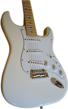 Stratocaster All Three Pickups' Volume Level Is Controlled - Electric Guitar (298x456), Png Download