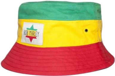 Color Blocking Bucket Hat - Bone Bob Marley Png (400x400), Png Download