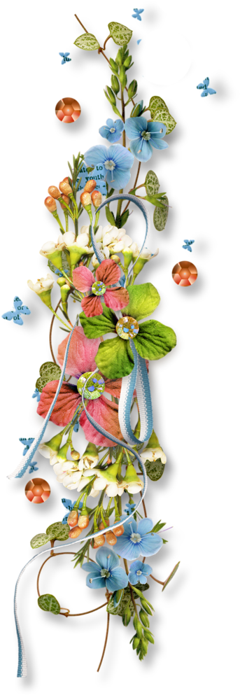 Spring, Primavera, Cute Borders, Bordes, Descargar, - Scrapbooking (352x1024), Png Download