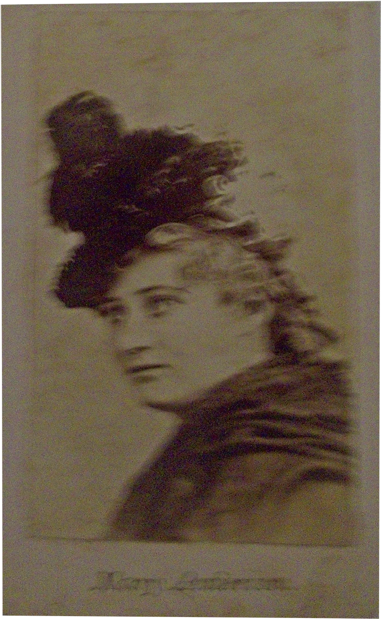 Miss Mary Anderson Photograph With Lady Of Lyons Broadside - Photograph (1400x1400), Png Download