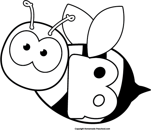 Png Source - Black And White Clip Art Letter B (488x421), Png Download