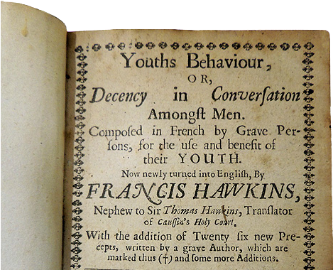 Before The Age Of Sixteen, George Washington Copied - Rules Of Civility (540x379), Png Download