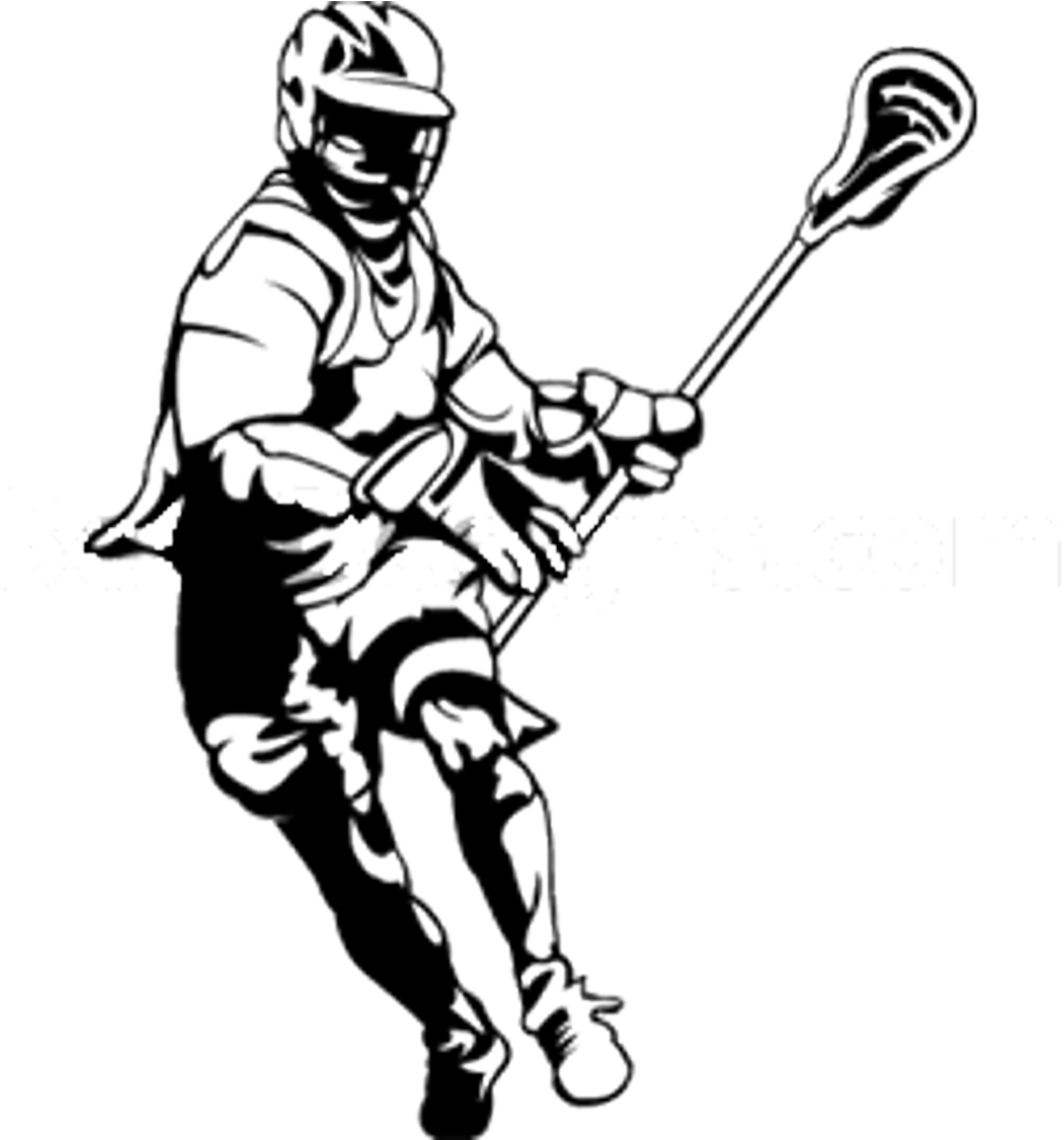 Silhouette At Getdrawings Com - Boys Lacrosse Clip Art (1024x1024), Png Download
