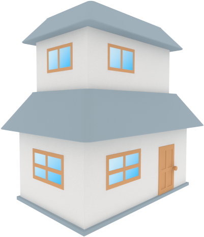 Door Clipart Clear Background - House On A Transparent Background (500x500), Png Download