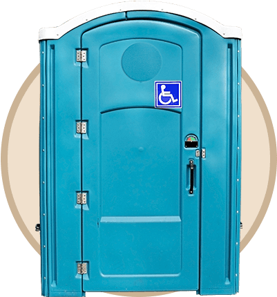 Porta Potty - Portable Toilet (400x450), Png Download