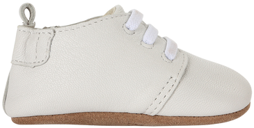 Single Side View Of Owen Baby Shoe, White, A Soft Soled - Shoe (500x500), Png Download