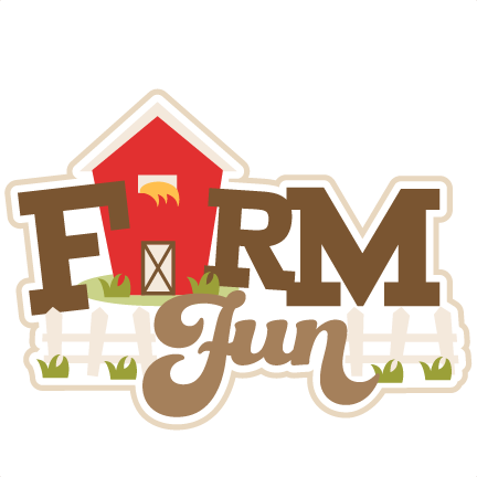 Farm Fun Title Svg Cut Files Farm Animals Svg Cutting - Scrapbooking (432x432), Png Download