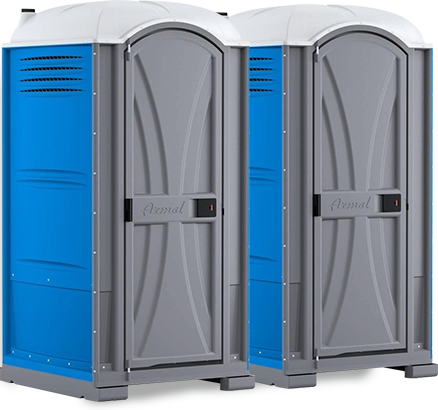 Portable Toilets, Often Referred To As Porta-potties, - Baños Portatiles (438x410), Png Download