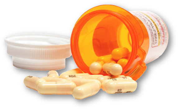 Prescription Bottle - Transparent Image Of Prescription Bottle (572x349), Png Download