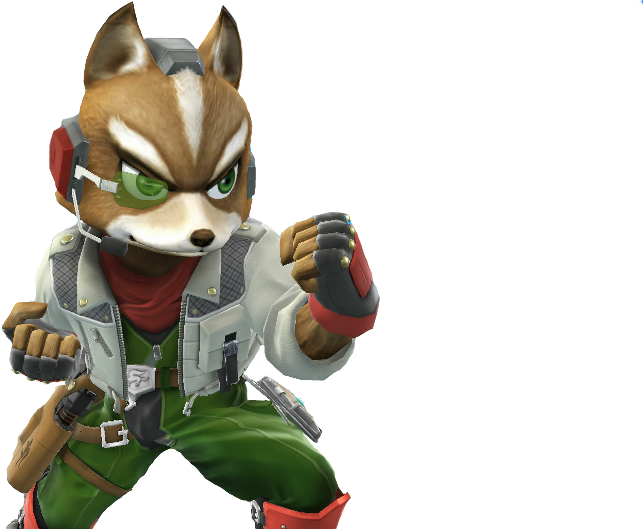 Png Image Information - Super Smash Bros Wii U Fox Mccloud (1920x1080), Png Download