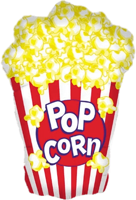 Popcorn Balloon (400x400), Png Download