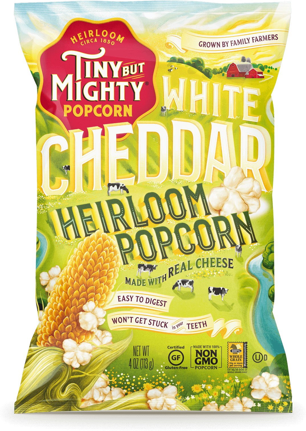 Product Rte White Cheddar - Packaging And Labeling (1500x1700), Png Download