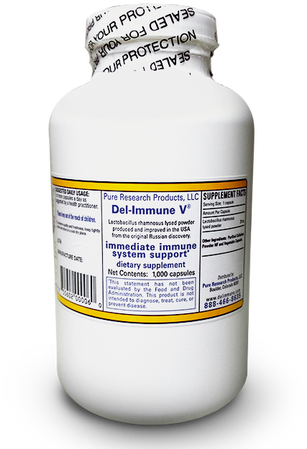 Del-immune V® 1000 Capsule Bottle - Del-immune V, 30 Capsule Bottle (500x450), Png Download
