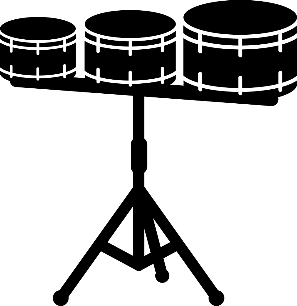 Snare Drums With Stand Comments - Percussion Icon Png (954x980), Png Download
