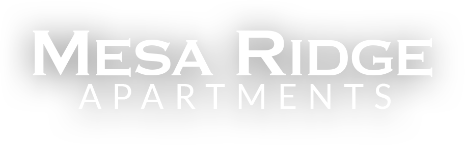 Mesa Ridge Apartments (913x285), Png Download