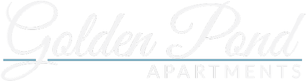 Golden Pond Logo - Forget Me Not Garden (650x193), Png Download