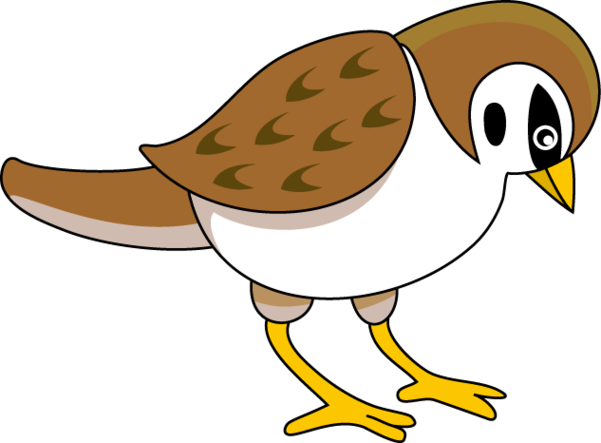 Sparrow Cliparts - Sparrow Clipart Png (601x443), Png Download