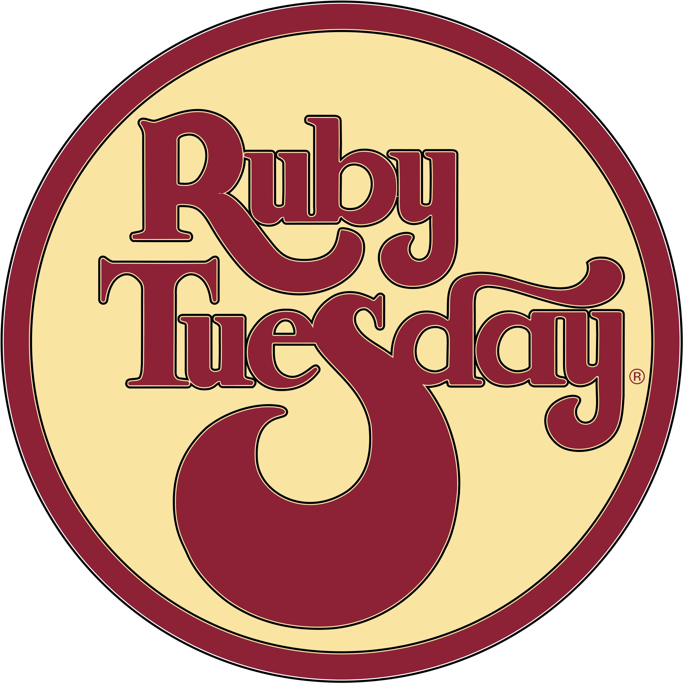 Ruby Tuesday Logo Png Transparent - Ruby Tuesday Old Logo (2400x2400), Png Download