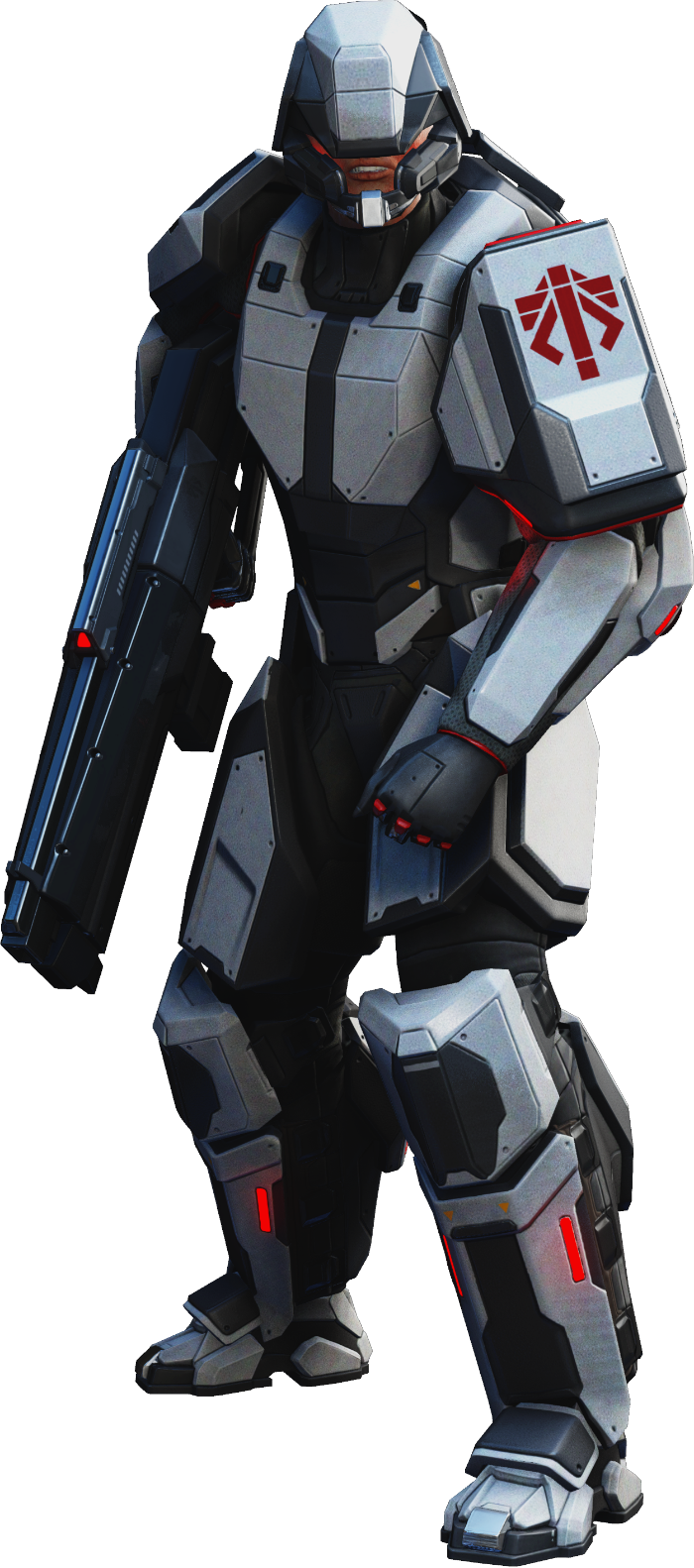 Advent Shieldbearer - Advent Armor (700x1582), Png Download