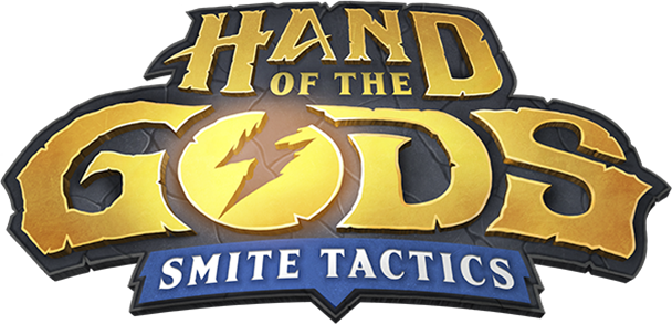 “hearthstone And Xcom Combine” - Hand Of The Gods Logo (608x293), Png Download