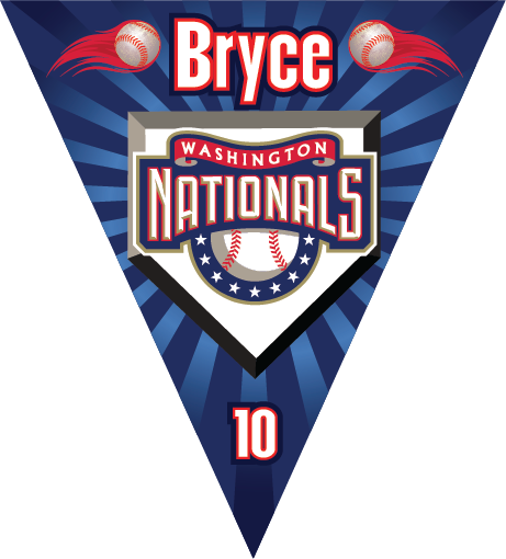 Fathead Washington Nationals Logo Wall Decal (461x510), Png Download