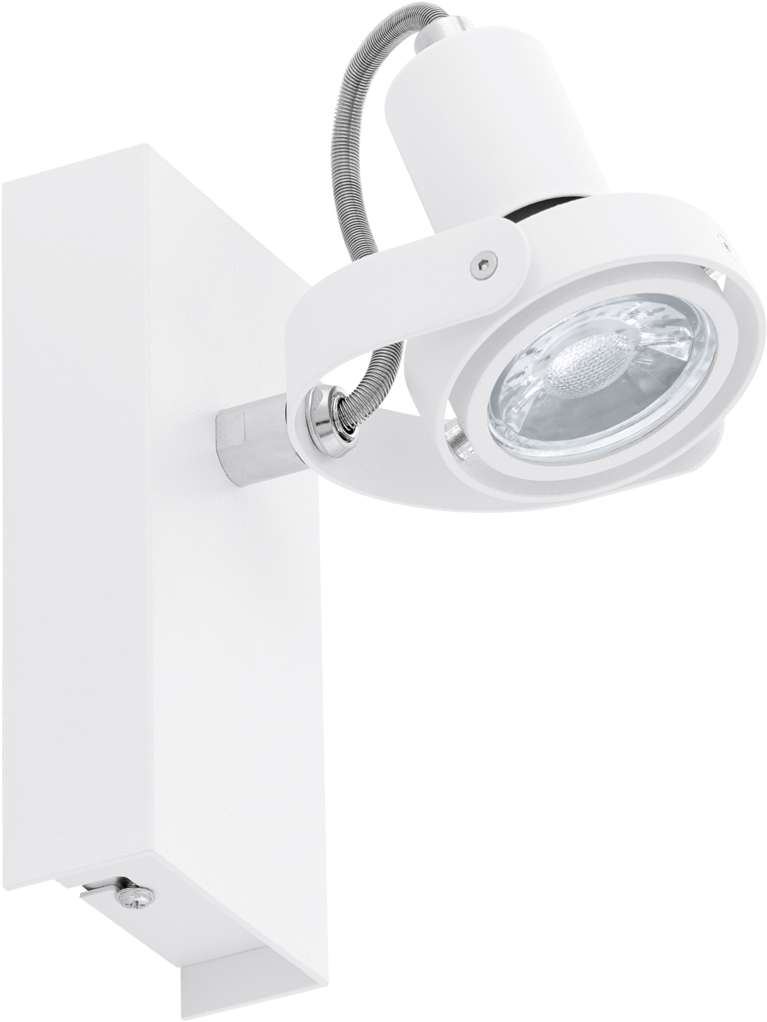 Novorio 1 Led Wall Mounted Spotlight White - Eglo (1600x1600), Png Download