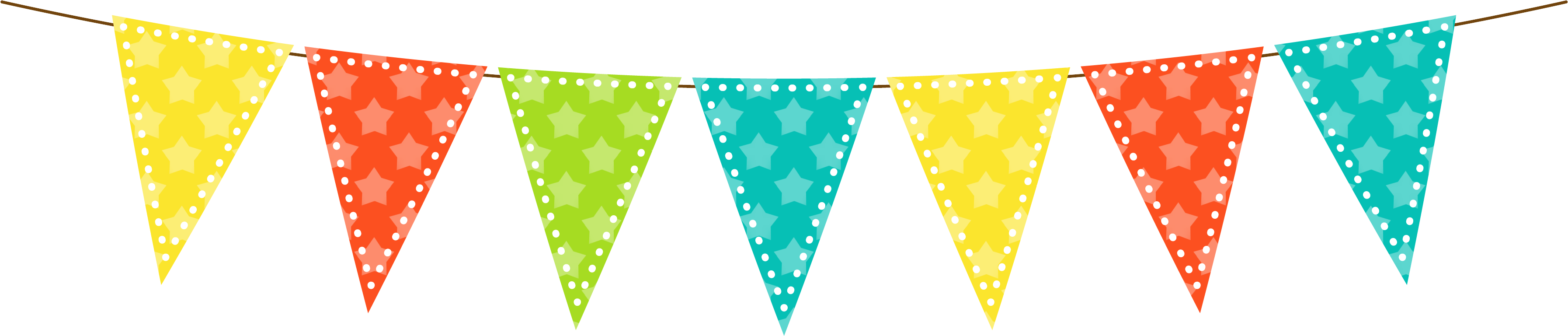Image Result For Free Bunting Borders - Transparent Bunting Png (3742x886), Png Download