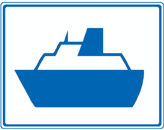 Japan Ferry Sign - Wikimedia Commons (610x490), Png Download