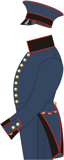 Junior Pupil Of Mining Institute 1833-1834 - Cartoon (256x598), Png Download