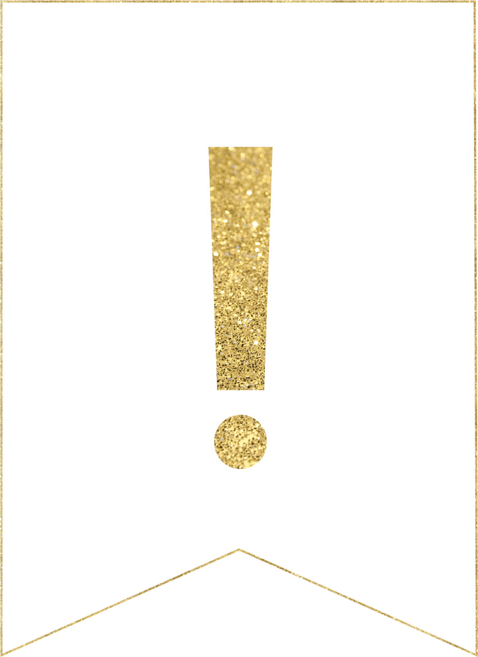 Unnamed File 1 - Gold Glitter (1736x2431), Png Download