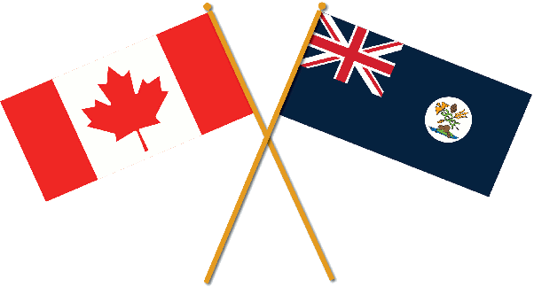 Vanisle 2x Flags - Canada Flag (602x324), Png Download