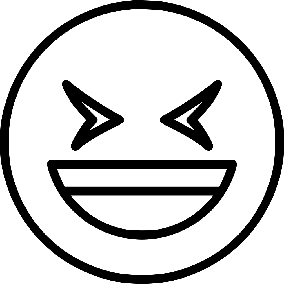 Png File - Smile Outline (980x982), Png Download