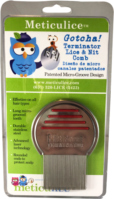 Terminator Lice & Nit Comb - Head Lice & Nit Comb For Head Lice Treatment Piojos (1024x1024), Png Download