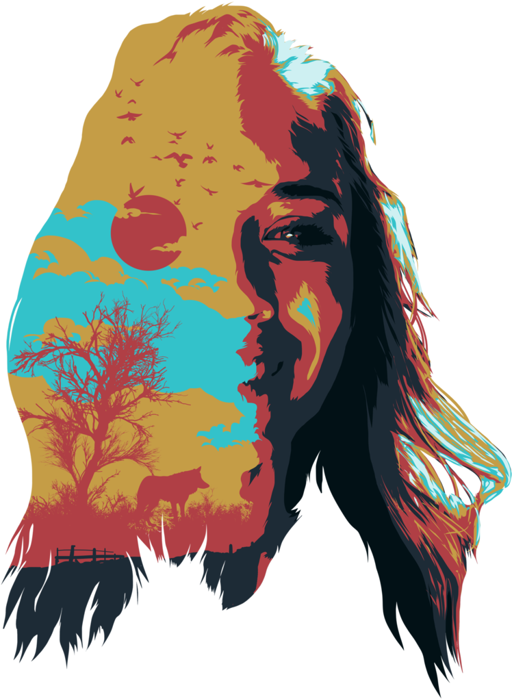 Woman In Nature Framed Poster - Blood Lines Series: Book One: Fate (838x1024), Png Download