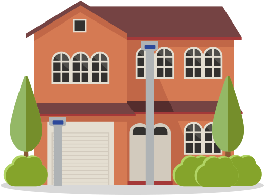 Cake1 - House (540x583), Png Download