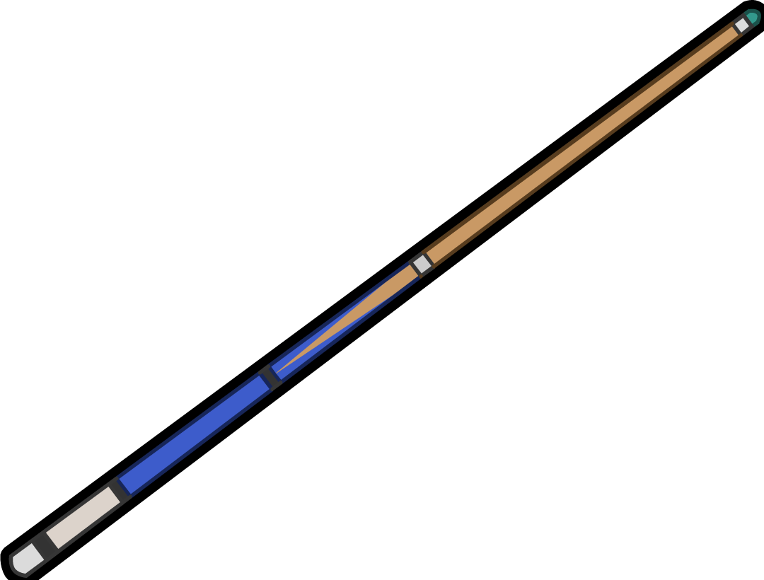 Pool Cue Render - Palo De Billar Png (1080x820), Png Download