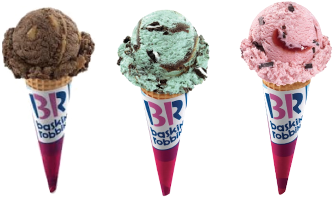 Baskin Robbin Png Background Image - Baskin Robbins Ice Cream Png (684x399), Png Download