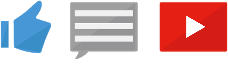 Like Subscribe Comment Youtube Internet Freetoedit - Menna Arafa (795x240), Png Download