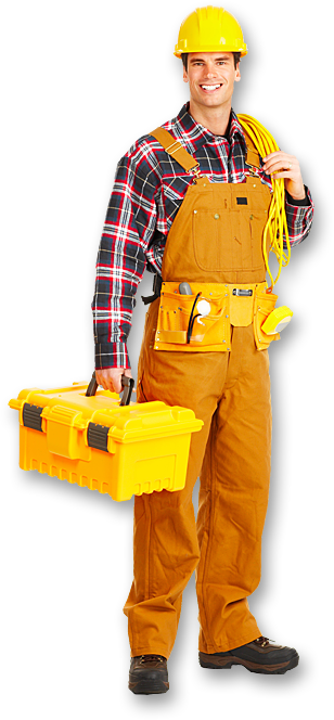 Electrical Service Technician - Construction Labour Png (308x664), Png Download