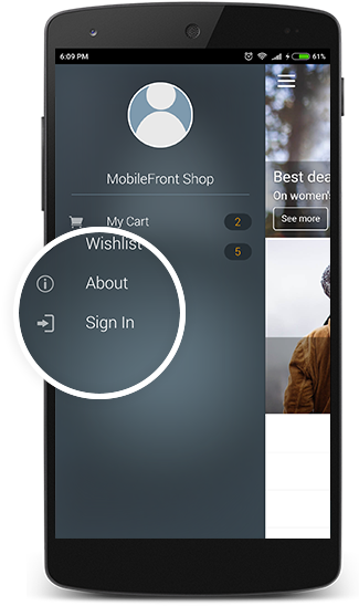 Woocommerce Side Menu Login Button - Iphone (345x586), Png Download